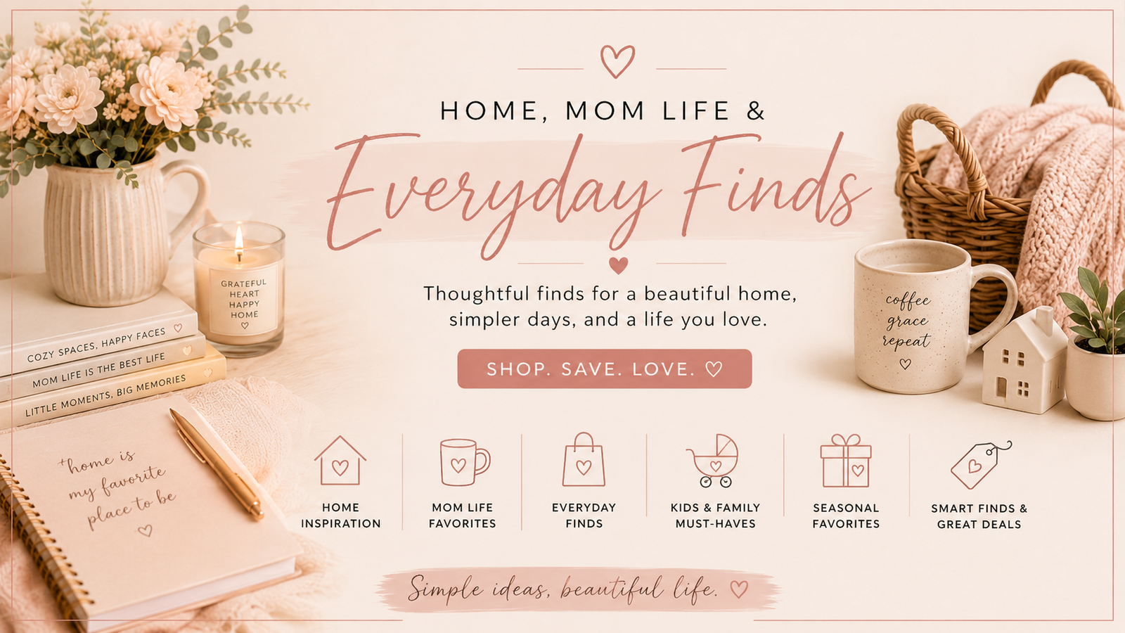 Home and mom life favorites featuring everyday home, family and lifestyle finds
