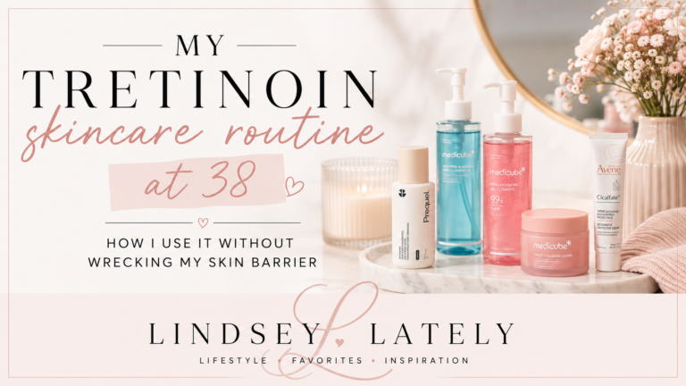 My tretinoin skincare routine at 38 for dry skin and skin barrier support