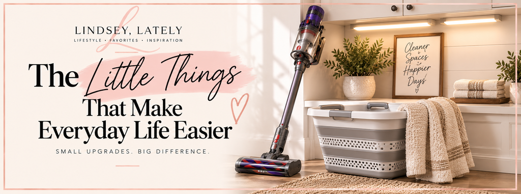 Everyday home finds including a cordless vacuum, collapsible laundry basket and rechargeable under-cabinet lights