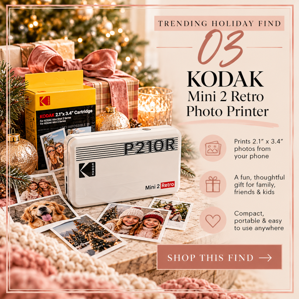KODAK Mini 2 Retro portable photo printer holiday gift idea