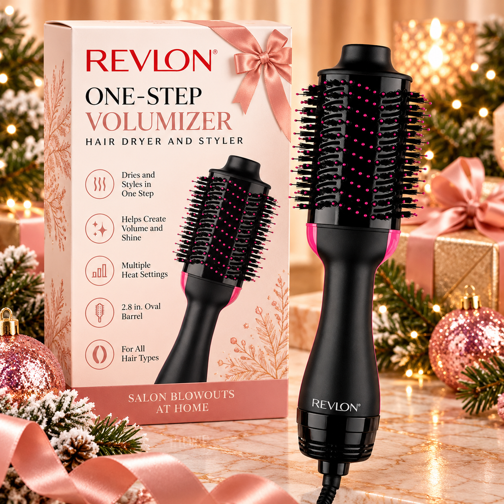 REVLON One-Step Volumizer hair dryer and styler Christmas gift for women